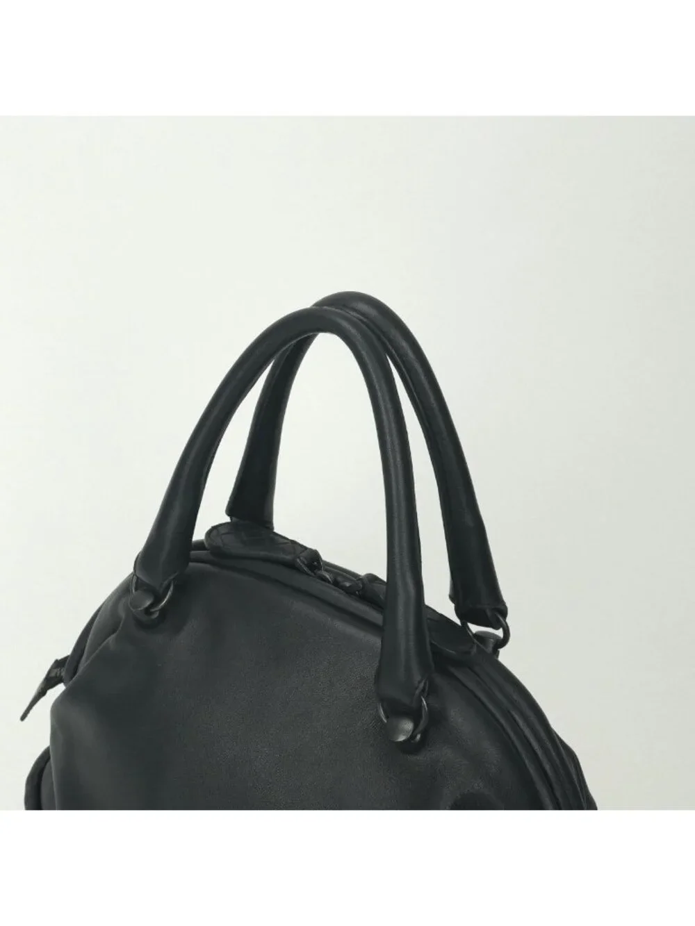 Bottega Veneta Intrecciato Tote Black Silver Handbag